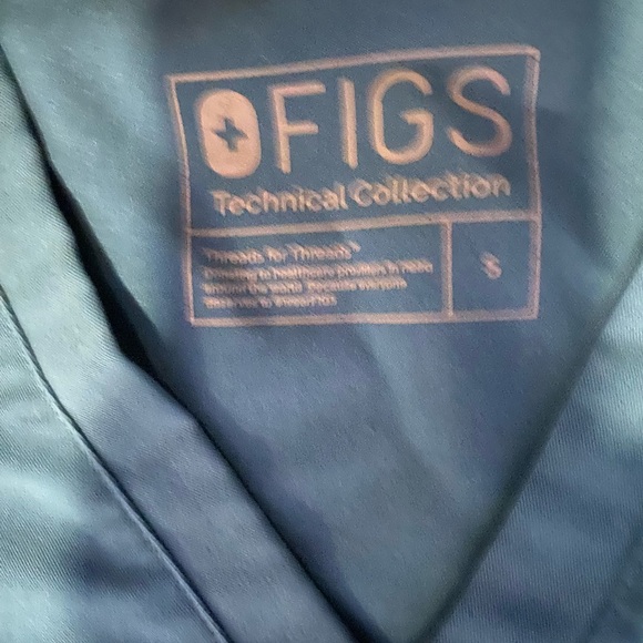 Figs Caribbean Blue scrub set - Picture 2 of 4